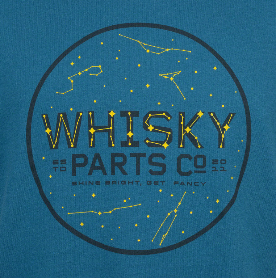 Whisky Stargazer T-Shirt - Deep Teal Unisex Large Shirts Whisky Parts Co.