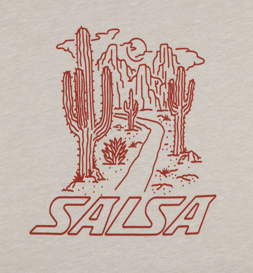 Salsa Womens Sky Island T-Shirt - Medium Natural Shirts Salsa