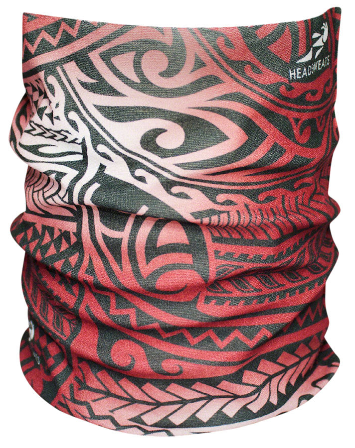 Headsweats Ultra Band Multi-Purpose Headband - Half Red Tribal One Size Headbands Headsweats