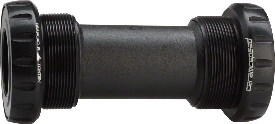 CeramicSpeed BSA Road Bottom Bracket - English Thread 68mm 24mm Spindle Coated Races BLK Bottom Brackets CeramicSpeed