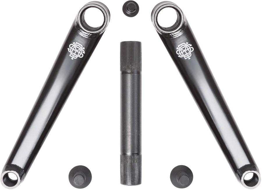 Odyssey Calibur V2 Crankset - 170mm Right Hand/Left Hand Drive Rust Proof BLK BMX Cranksets Odyssey