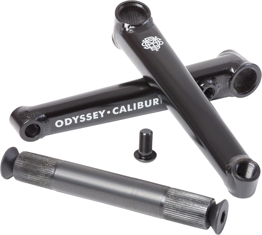 Odyssey Calibur V2 Crankset - 160mm Right Hand/Left Hand Drive Rust Proof  BLK