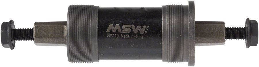 MSW ST100 Bottom Bracket - English 68 x 110mm Square Taper JIS Bottom Brackets MSW