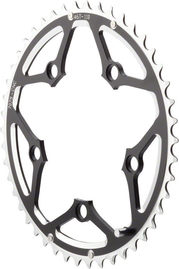 Dimension Multi Speed Chainring - 48T 110mm BCD Outer Black Chainrings Dimension