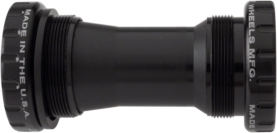 Wheels Manufacturing BSA Bottom Bracket - Shimano Road ABEC-3 Bearings BLK Cups Bottom Brackets Wheels Manufacturing
