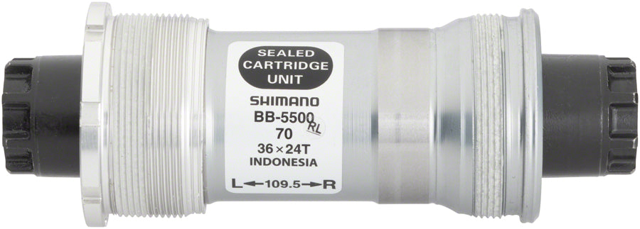 Shimano 105 BB-5500 Bottom Bracket - Italian 70 x 109.5mm Octalink V1 Spindle Interface Bottom Brackets Shimano