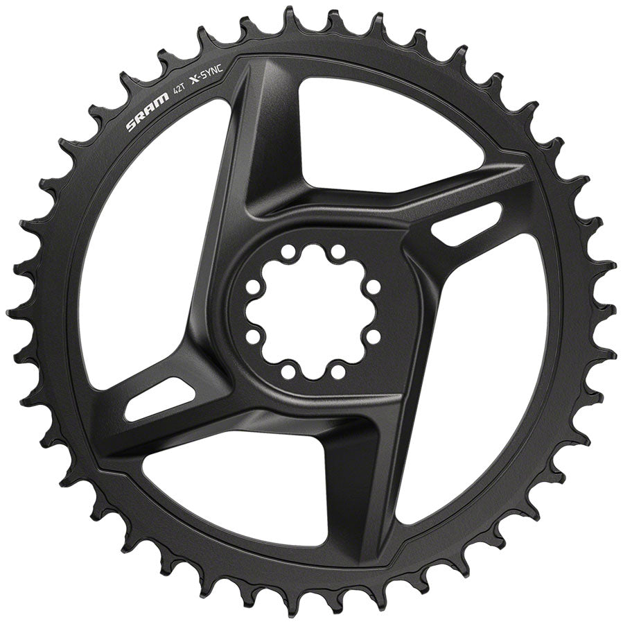 SRAM X-Sync Road Direct Mount Chainring Rival - 46t 12-Speed 8-Bolt Direct Mount BLK Chainrings SRAM