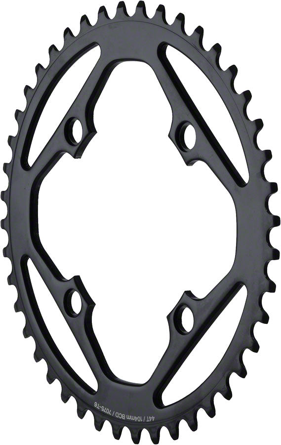 Dimension Chainring - 44T 104mm BCD Outer Black Chainrings Dimension