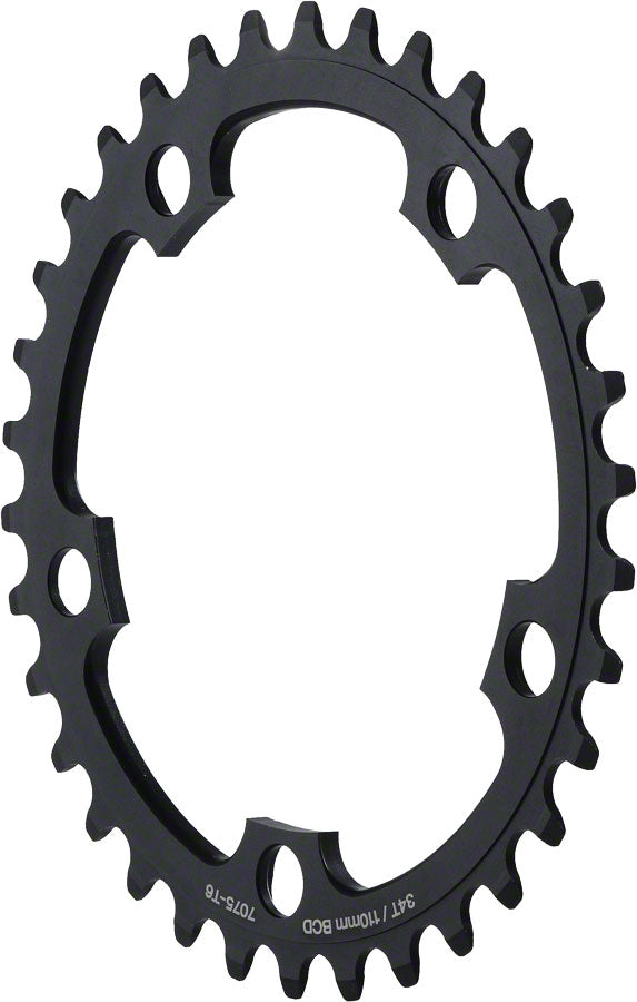 Dimension Chainring - 34T 110mm BCD Middle Black Chainrings Dimension