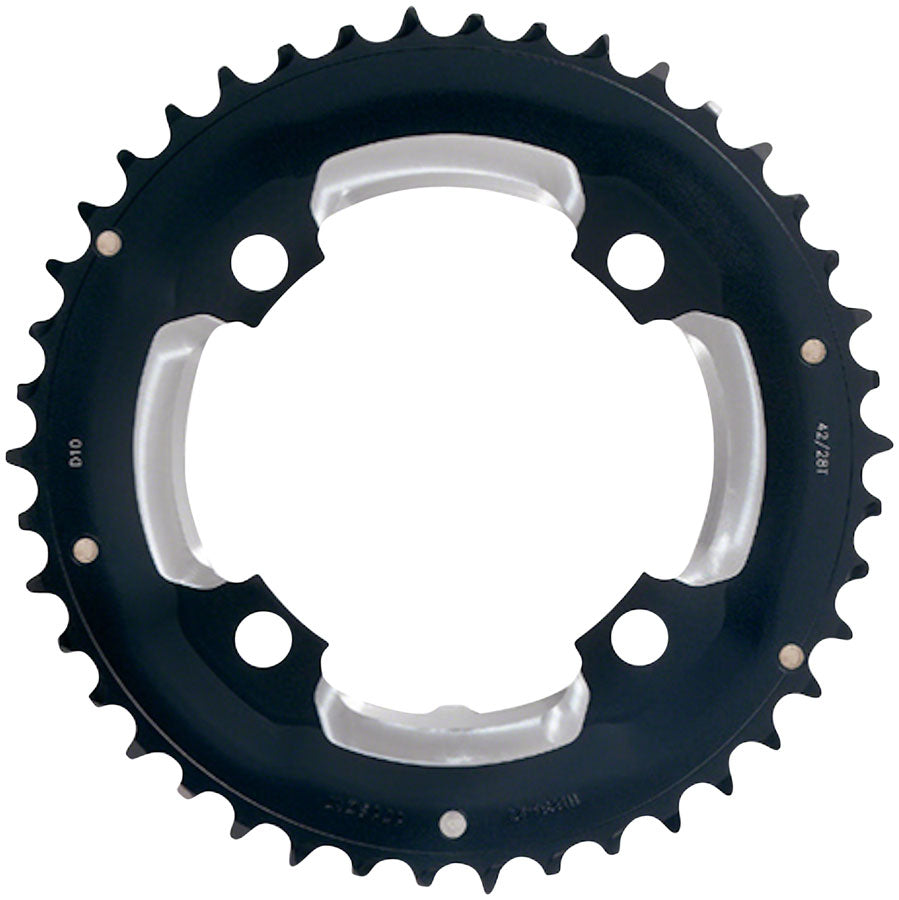 Full Speed Ahead MTB Pro Double Chainring - 36t 104 BCD 4-Bolt Aluminum D10 BLK Chainrings FSA
