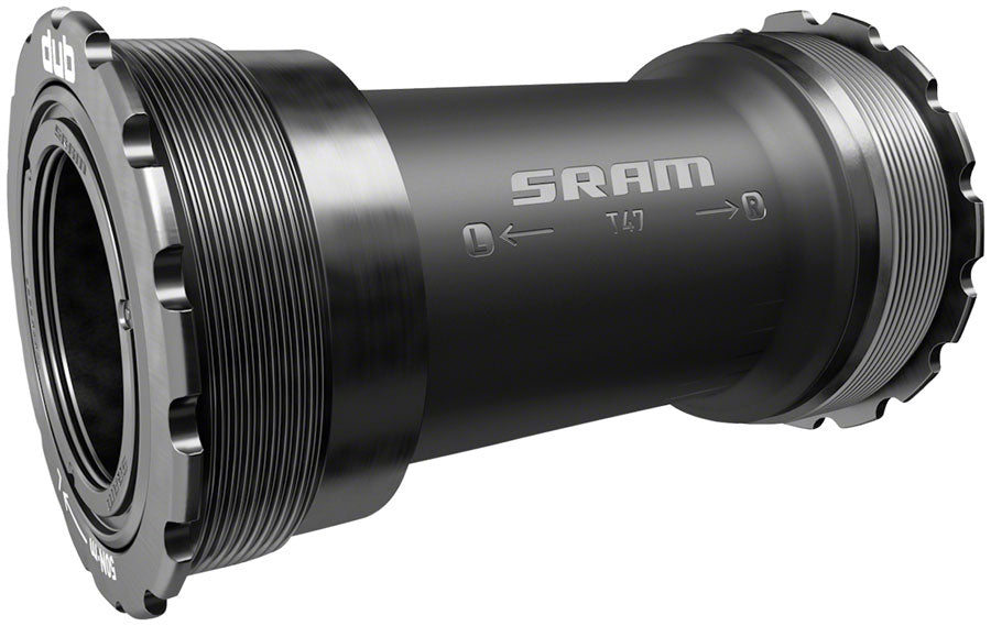 SRAM DUB T47 Bottom Bracket - T47 68mm Road and Road Wide Black Bottom Brackets SRAM