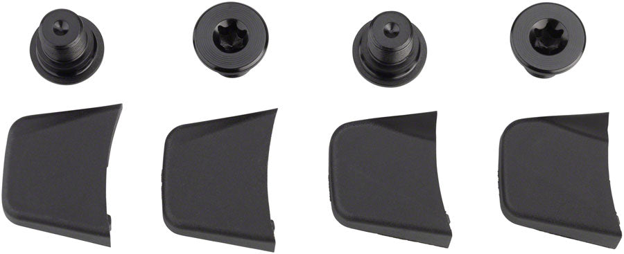 SRAM RED/Force eTap AXS Crank Chainring Bolt Kit - For 1x Aluminum Black D1 Chainring Bolts and Hardware SRAM