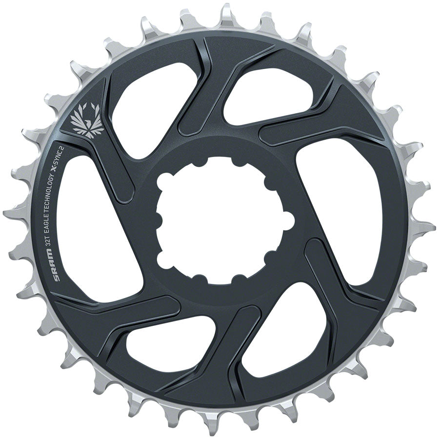 SRAM Eagle X-SYNC 2 Direct Mount Chainring - 32t Direct Mount 3mm Offset For Boost Lunar/Polar Grey Chainrings SRAM