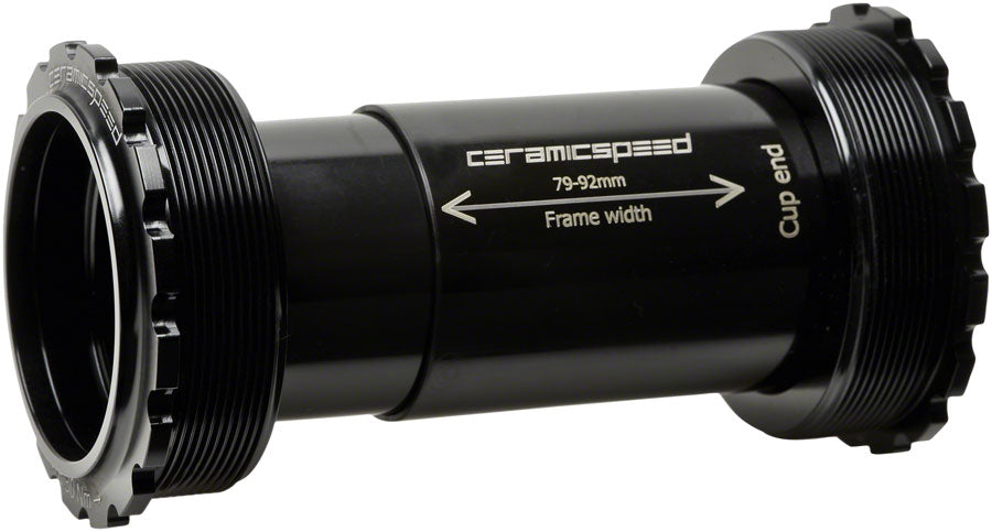 CeramicSpeed T47/86 Bottom Bracket - Campagnolo Ultra Torque Black Bottom Brackets CeramicSpeed