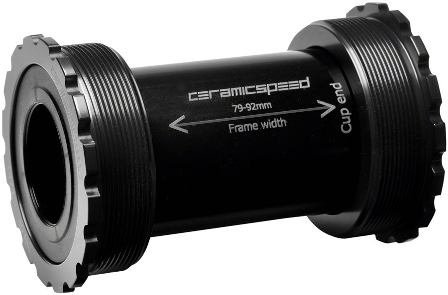 CeramicSpeed T47/86 Bottom Bracket - Shimano Coated Races Black Bottom Brackets CeramicSpeed