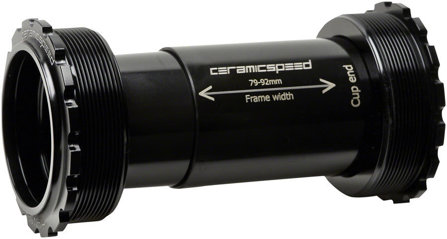 CeramicSpeed T47/86 Bottom Bracket - Campagnolo Ultra Torque Coated Races BLK Bottom Brackets CeramicSpeed