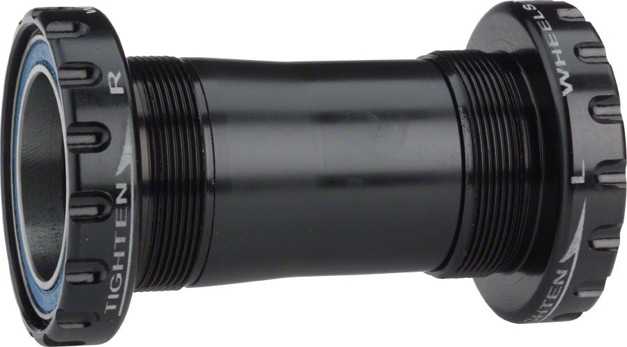 Wheels Manufacturing BSA 30 Bottom Bracket - English BSA Frame Interface ABEC-3 Bearings For 30mm Spindle BLK Bottom Brackets Wheels Manufacturing