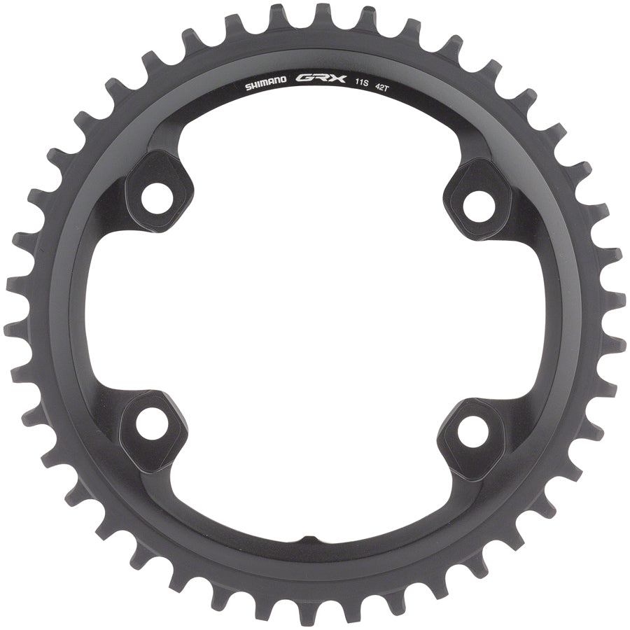 Shimano GRX RX810 Chainring - 48t 110 BCD 4-Bolt 11-Speed Black Chainrings Shimano