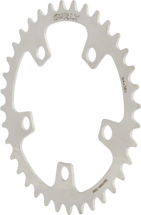 Surly Stainless Steel Ring 36t x 94mm Chainrings Surly