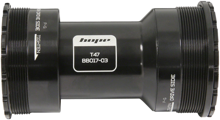 Hope T47 Bottom Bracket Bottom Bracket - 86/92mm For 30mm Spindle Stainless BLK Bottom Brackets Hope