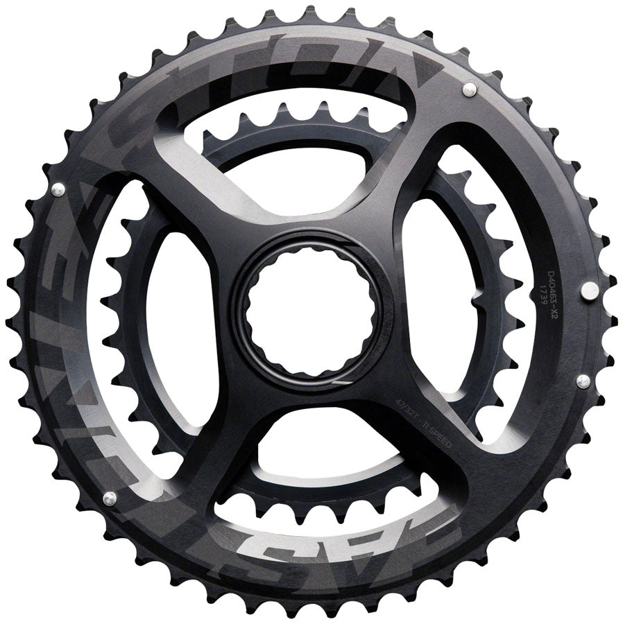 Easton CINCH Spider and Chainring Assembly - 46/30t 11-Speed Black Chainrings Easton