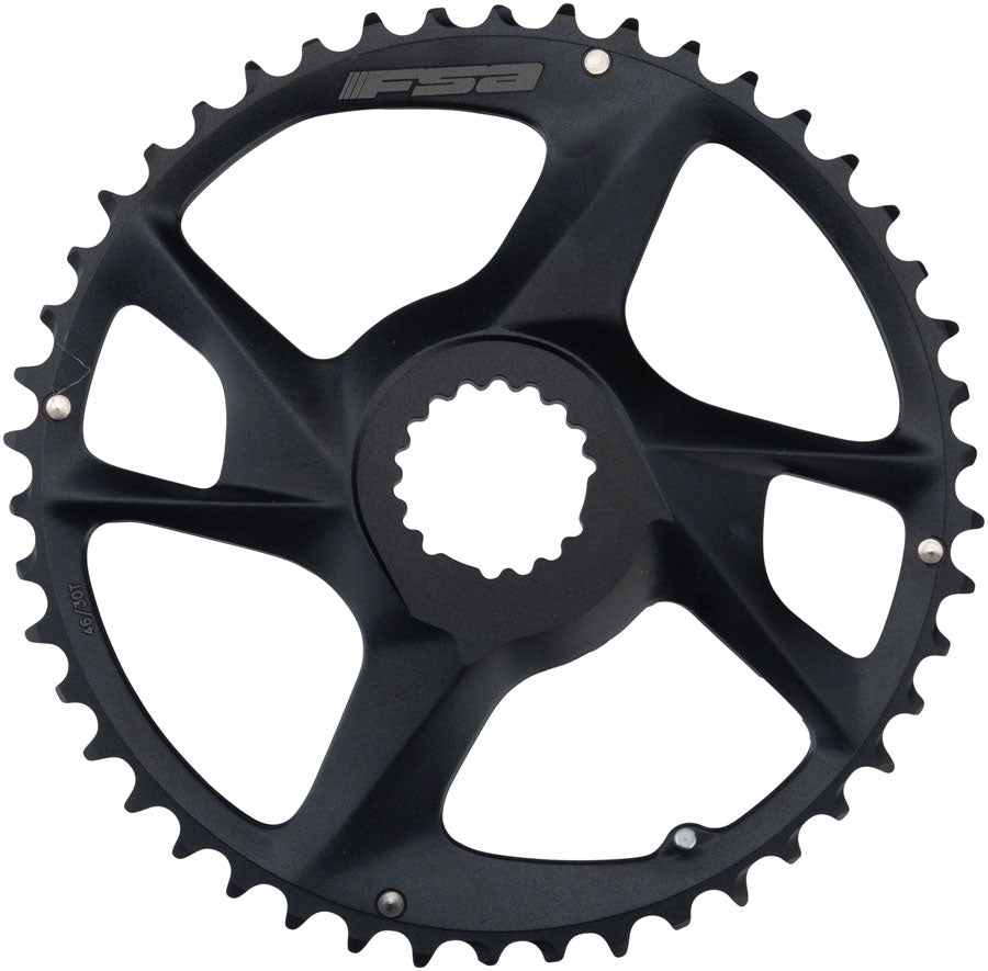 Full Speed Ahead SLK Modular Direct-Mount Chainring 11-Speed 46t Black Chainrings FSA