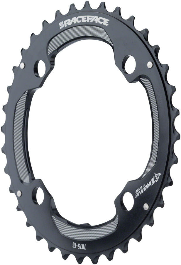 RaceFace Turbine 11-Speed Chainring: 104mm BCD 34t Black Chainrings Race Face
