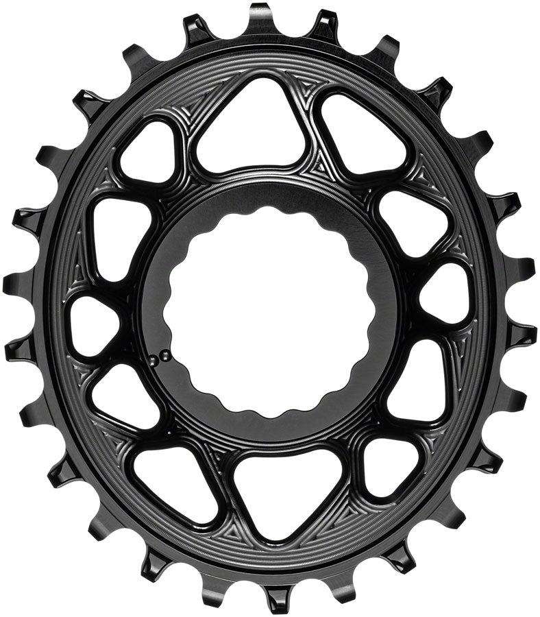 absoluteBLACK Oval Narrow-Wide Direct Mount Chainring - 26t CINCH Direct Mount 3mm Offset BLK Chainrings Absolute Black