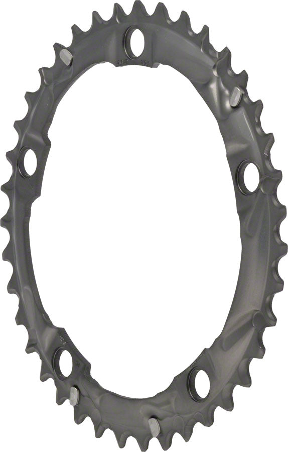 Shimano 105 5703-S 39t 130mm 10-Speed Triple Middle Chainring Silver Chainrings Shimano