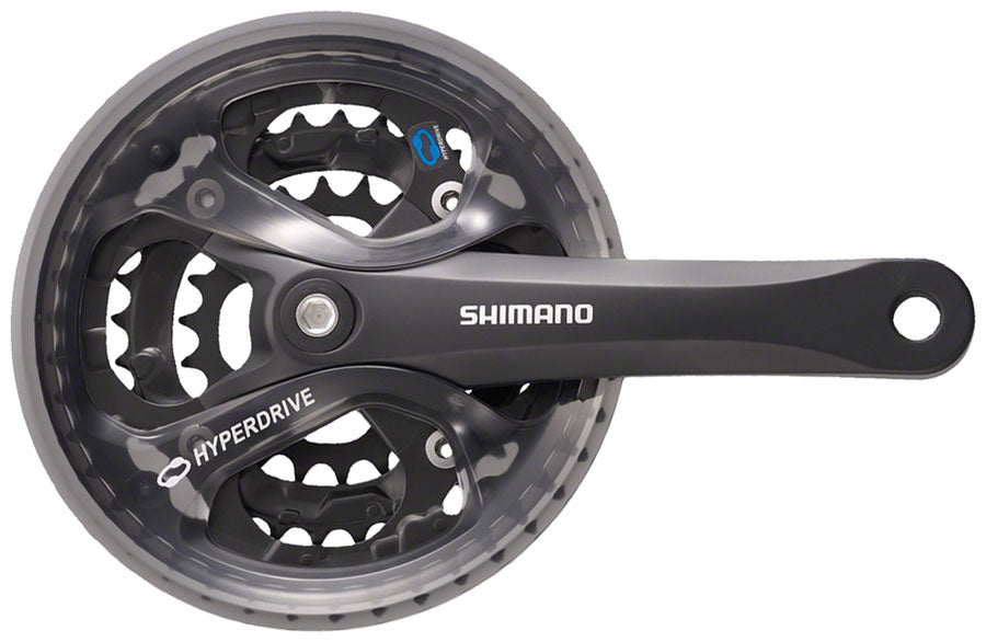 Shimano Acera FC-M361 Crankset - 175mm 7/8-Speed 42/32/22t 104/64 BCD Square Taper JIS Spindle Interface BLK Cranksets and Arms Shimano