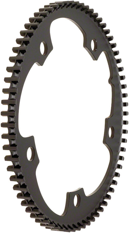 Gates Carbon Drive CDX CenterTrack Front Belt Drive Ring - 46t 5-Bolt 130mm BCD BLK Belt Drive Ring Gates Carbon Drive