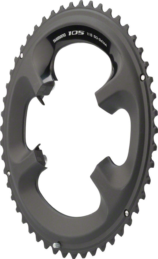 Shimano 105 5800-L 50t 110mm 11-Speed Chainring For 50/34t Black Chainrings Shimano