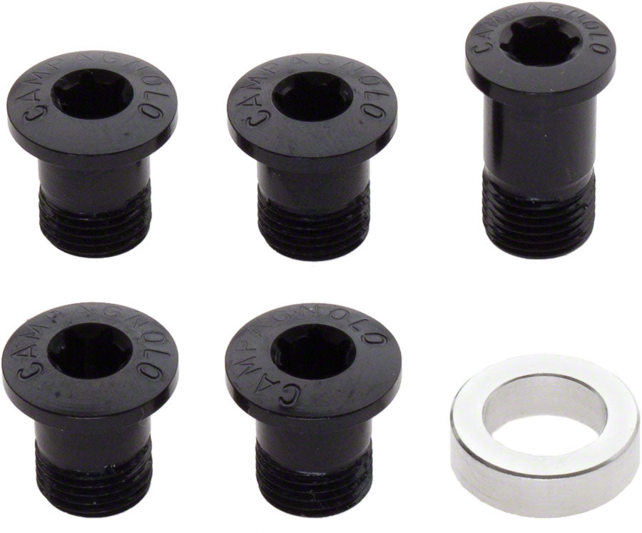 Campagnolo Ultra-Torque/Over-Torque Chainring Bolts 2011-2014 Black Chainring Bolts and Hardware Campagnolo