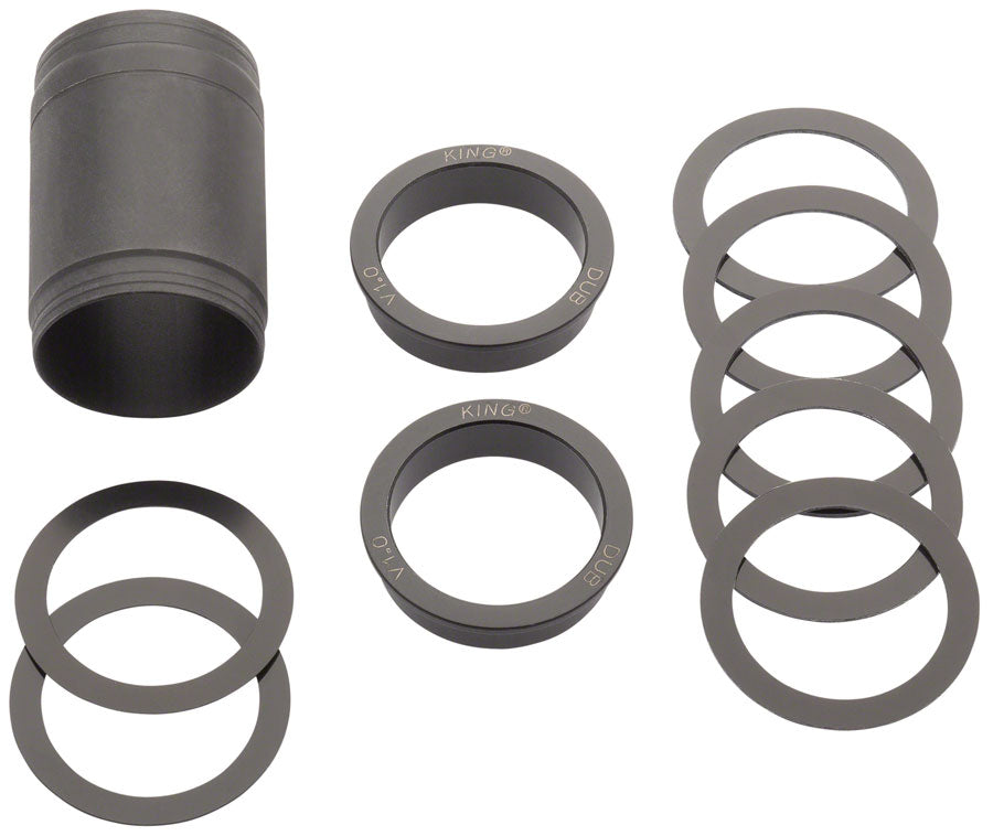 Chris King ThreadFit 30 Bottom Bracket Fit Kit 2 - English For DUB Road Matte Jet Bottom Brackets Chris King