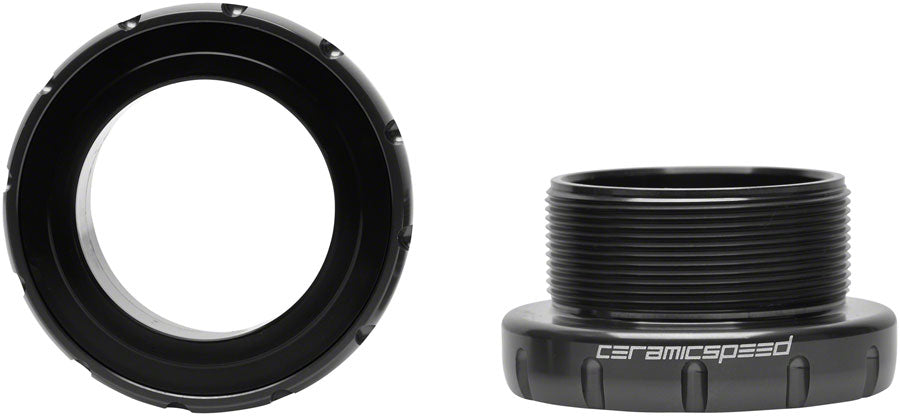 CeramicSpeed Italian Road Bottom Bracket - DUB Road Spindle Coated Races BLK Bottom Brackets CeramicSpeed