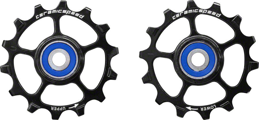 CeramicSpeed Pulley Wheels SRAM Eagle 1 x 12-speed - 14 Tooth Alloy BLK Pulley Assembly CeramicSpeed