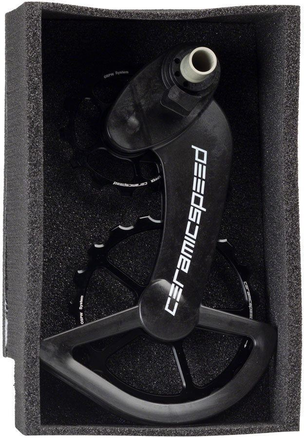 CeramicSpeed OSPW Pulley Wheel System Campagnolo Derailleurs - Alloy Pulley Carbon Cage BLK Cage Assembly CeramicSpeed