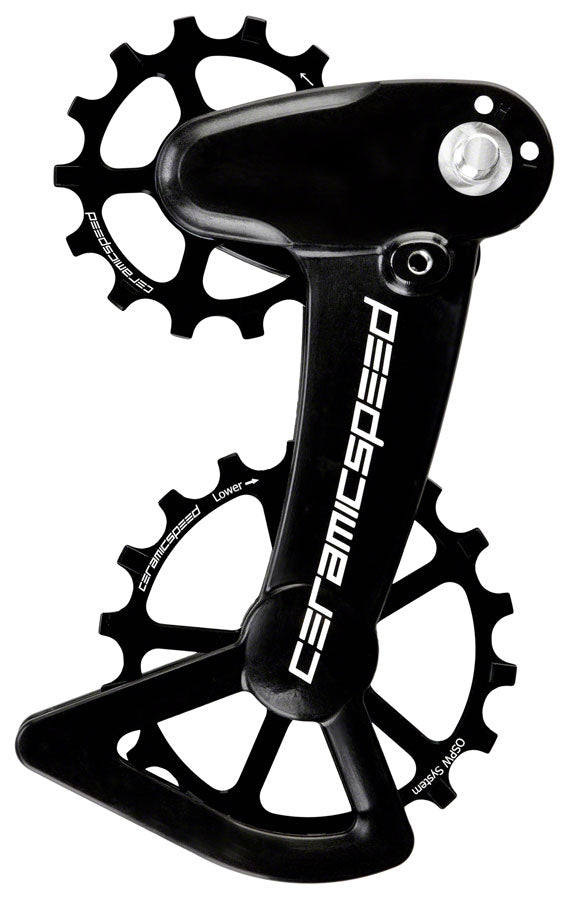 CeramicSpeed OSPW X Pulley Wheel System Shimano XT/XTR 1x12 - Alloy Pulley Carbon Cage BLK Cage Assembly CeramicSpeed
