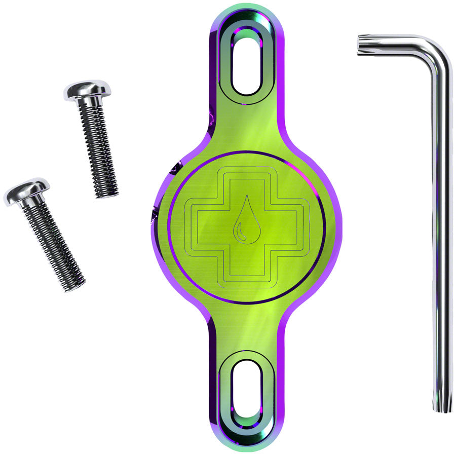 Muc-Off Secure Tag Holder 2.0 - Iridescent Bracket/Accessory Muc-Off