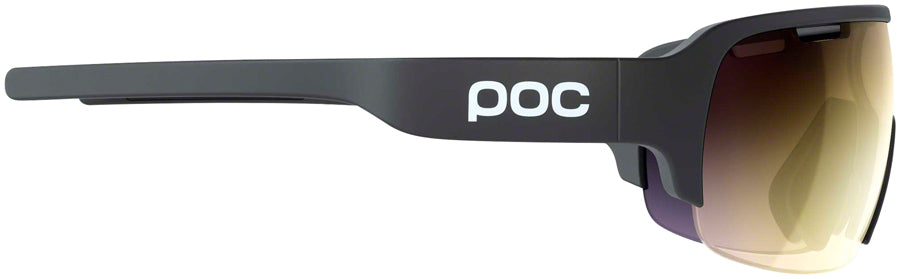 POC Do Half Blade Sunglasses - Uranium Black Violet/Gold-Mirror Lens Sunglasses POC