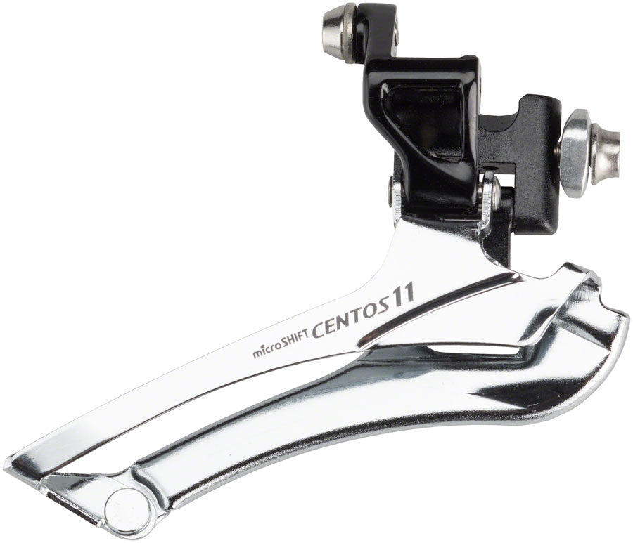 microSHIFT Centos Front Derailleur - 11-Speed Double Braze-On 56t Max Shimano Compatible Front Derailleurs and Parts microSHIFT