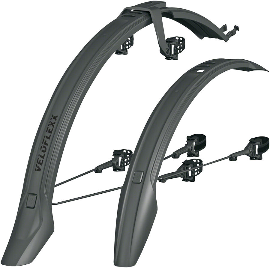 SKS Veloflexx 55 Clip-On Fender Set - 700/26x52 Black Clip-On Fender SKS