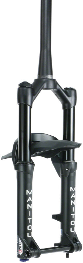 Manitou JUnit Comp Suspension Fork - 20" 100mm 15 x 110mm 40 mm Offset BLK Suspension Fork Manitou