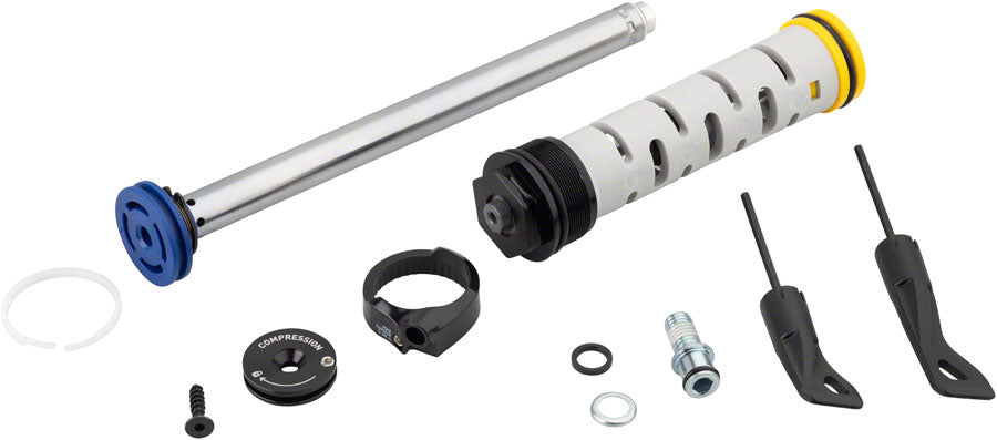 RockShox Fork Damper Assembly - Remote MOCO RL 80-120mm 2013+ P-Loc OneLoc TwistLoc Recon Silver RL B1+ 2017-2021 Recon RL A1+ 2018-2021 Damper Compression RockShox