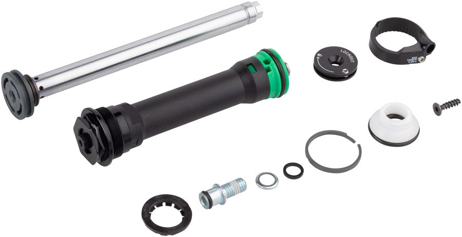 RockShox Fork Damper Assembly - 26" Remote 17mm Poploc Turnkey Thread Pitch 0.8mm Judy Silver A1+/30 Silver A3+ 2018+ Damper Compression RockShox