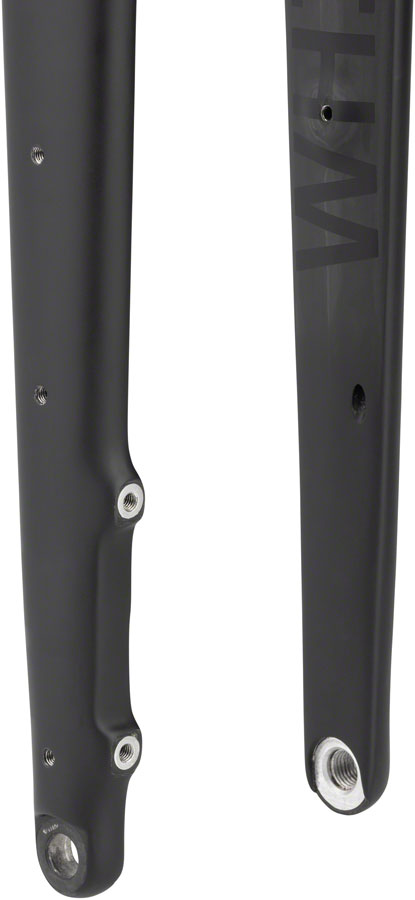 WHISKY No.9 MCX+ Fork - 12mm Thru Axle 1-1/8-1.5" Tapered Carbon Steerer Flat Mount Disc Matte BLK Cyclocross/Hybrid Fork Whisky Parts Co.