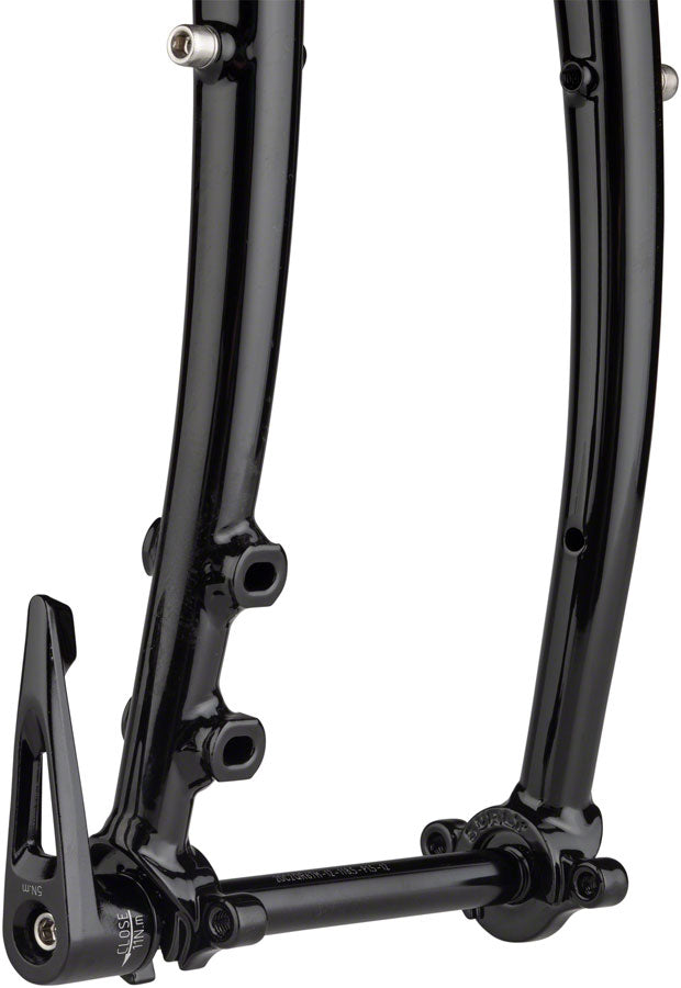 Surly Disc Trucker Fork - 26" 1-1/8" Straight 100x12 mm Thru-Axle Steel Disc BLK Cyclocross/Hybrid Fork Surly