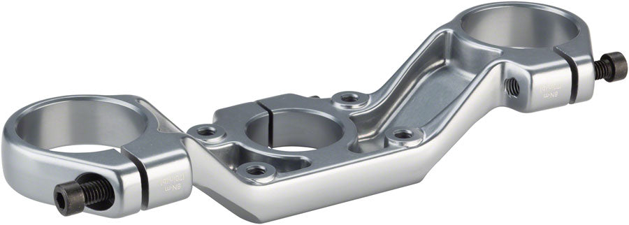 RockShox BoXXer C1 Tall Upper Crown 10mm Offset 46mm total offset on 27.5 56mm total offset on 29" Gray Crown/Steerer/Uppertube Assembly RockShox