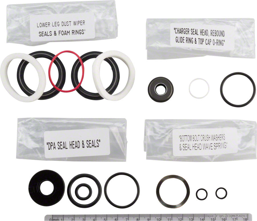 RockShox Fork Service Kit - 200 Hour/1 Year Lyrik/Pike 29+ Dual Position Air A1 2017 Service Kit RockShox