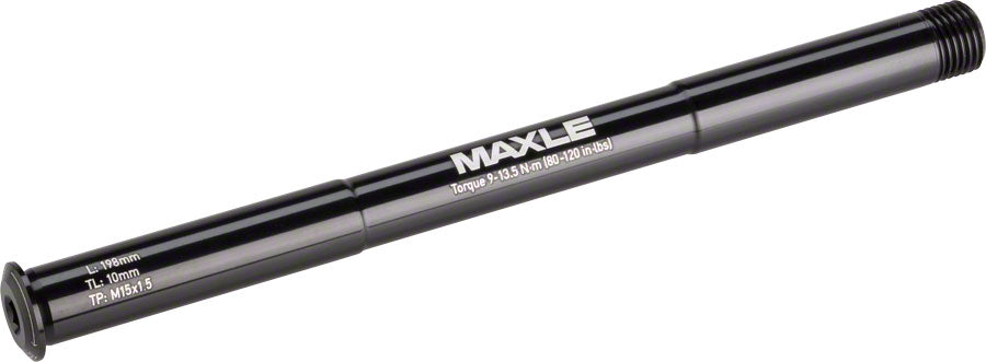 RockShox Maxle Stealth Front Thru Axle: 15x150 198mm Length Bluto Axles & Axle Parts RockShox